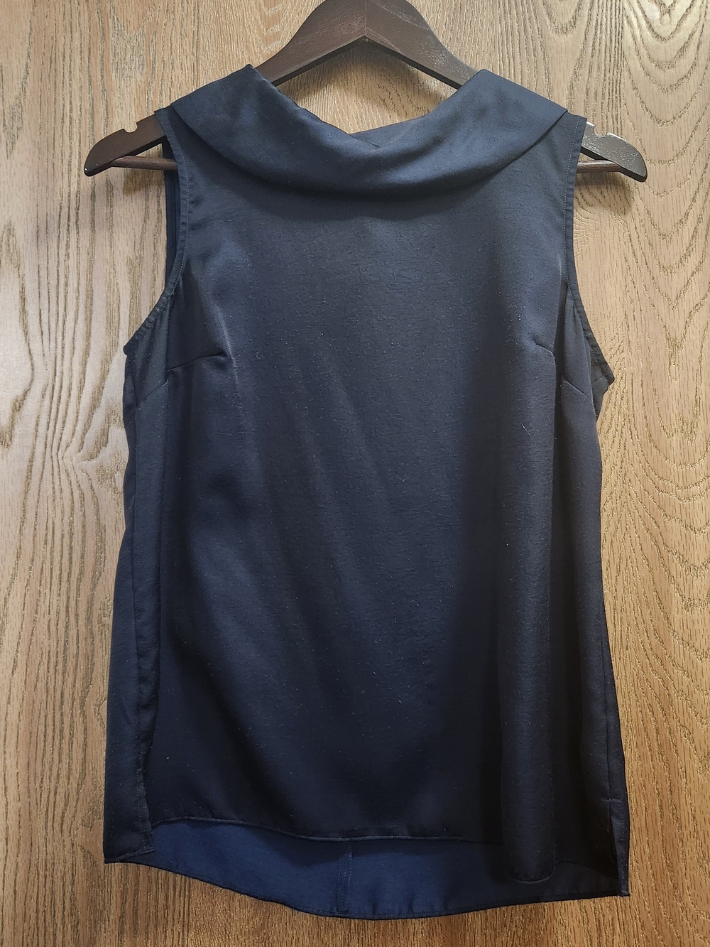 Talbots Navy Sleeveless Cowl Neck Camisole